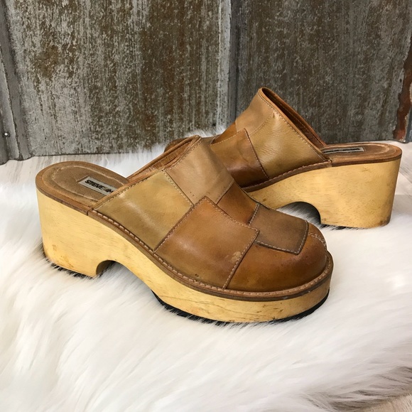 steve madden wooden clogs